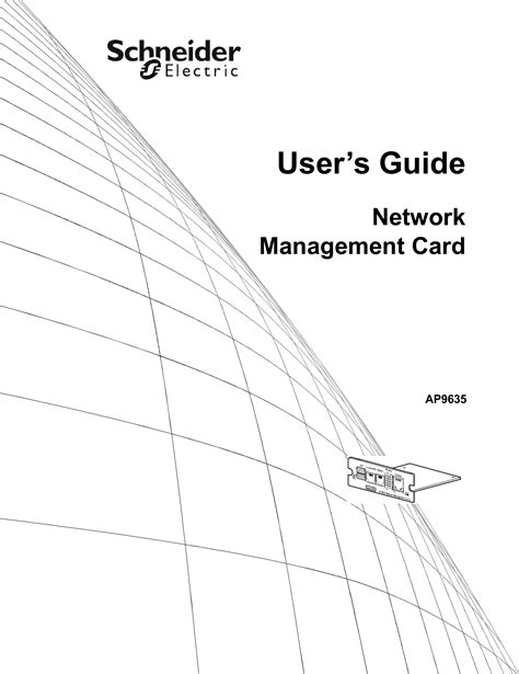 schneider network card user guide